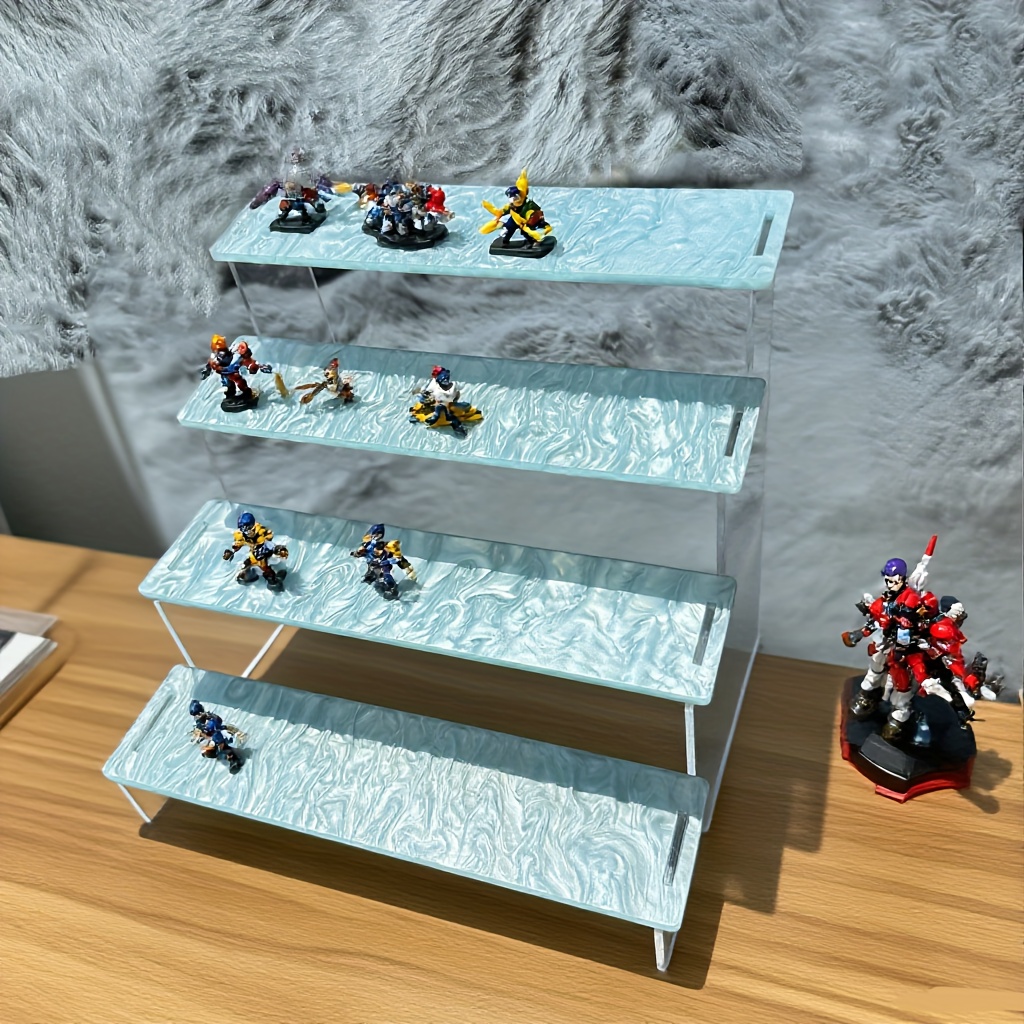 Perfume Fragrance Holder - Stand Display Akrilik Gelombang Air 2/3/4
