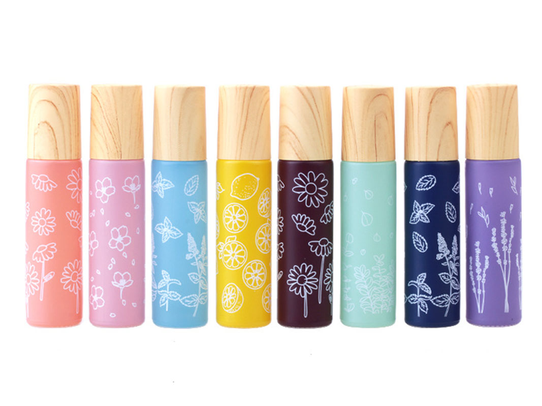 Attar Oil Roll On - Botol Roll On minyak esensial kaca