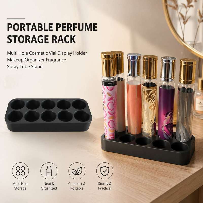 Perfume Fragrance Holder - Rak Organizer Parfum Multi Slot, Rak