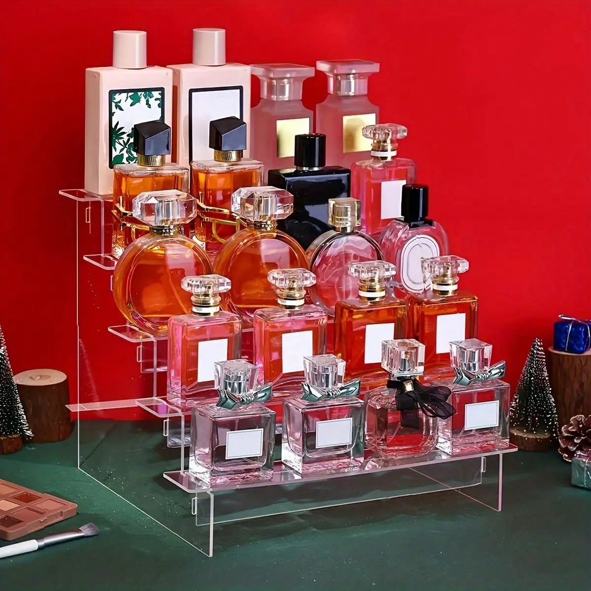 Display akrilik riser parfum O - Perfume Fragrance Holder ulasan dan harga