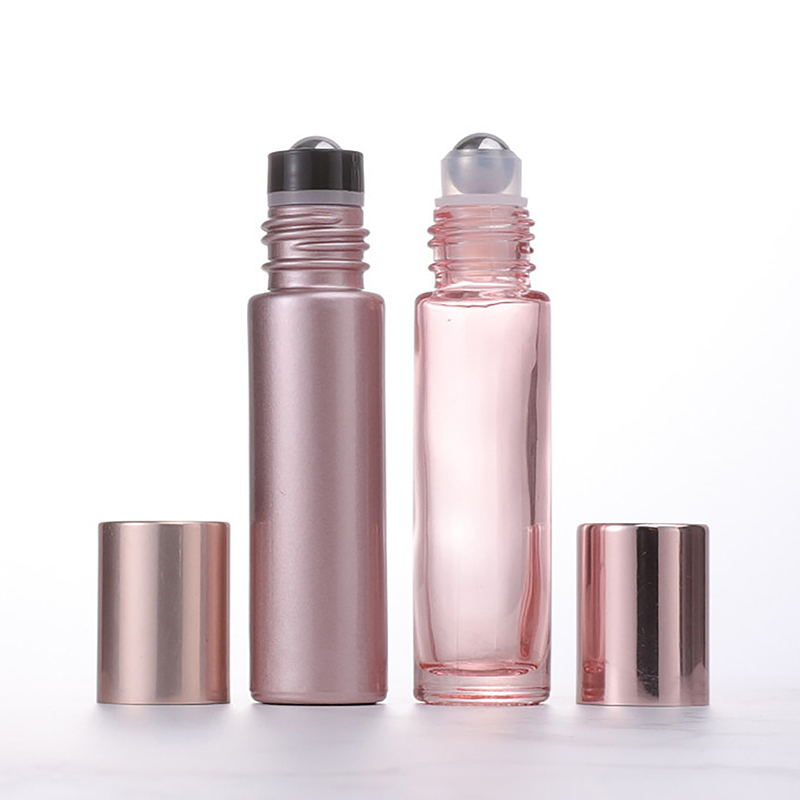 Botol parfum kaca Pink 5/10ml, - Attar Oil Roll On ulasan dan harga