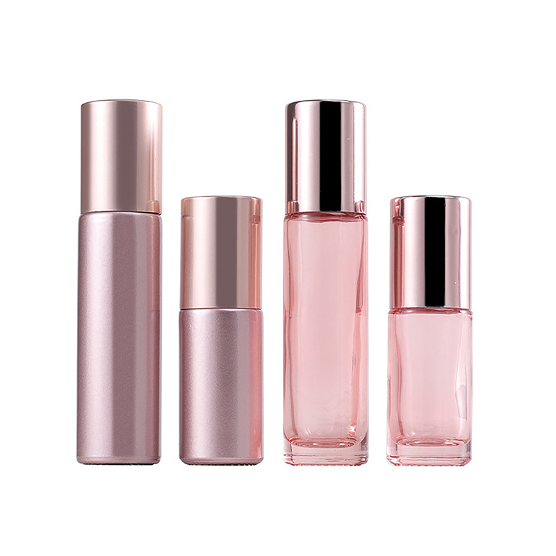Botol parfum kaca Pink 5/10ml, - Attar Oil Roll On ulasan dan harga
