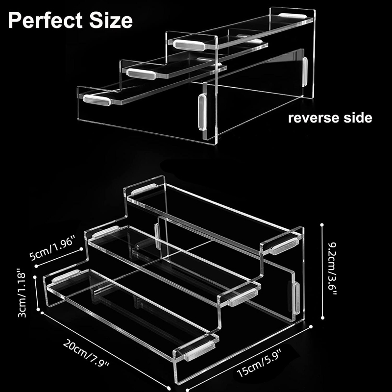 Rak Display Akrilik 3 Tingkat  - Perfume Fragrance Holder ulasan dan harga