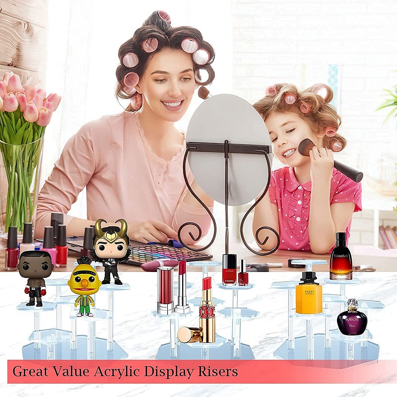 7-Tier Bening Acrylic Display  - Perfume Fragrance Holder ulasan dan harga