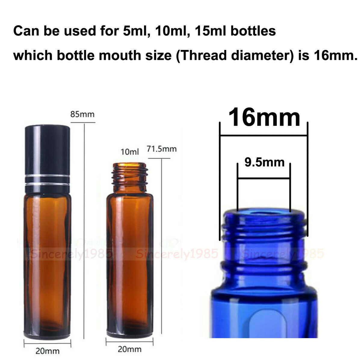 10X Tutup Botol Kayu Walnut Hi - Attar Oil Roll On ulasan dan harga