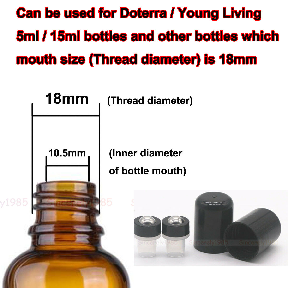 5X 10X 1X 18mm / 410 Bead Roll - Attar Oil Roll On ulasan dan harga