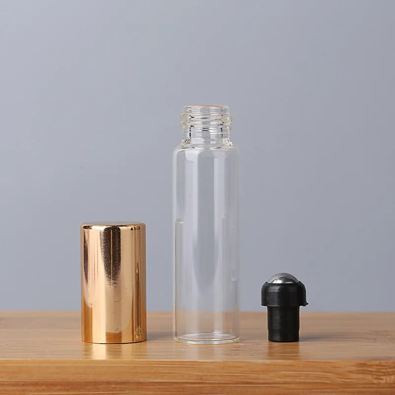 1-10Ml Gelas Roll On Botol Sam - Attar Oil Roll On ulasan dan harga