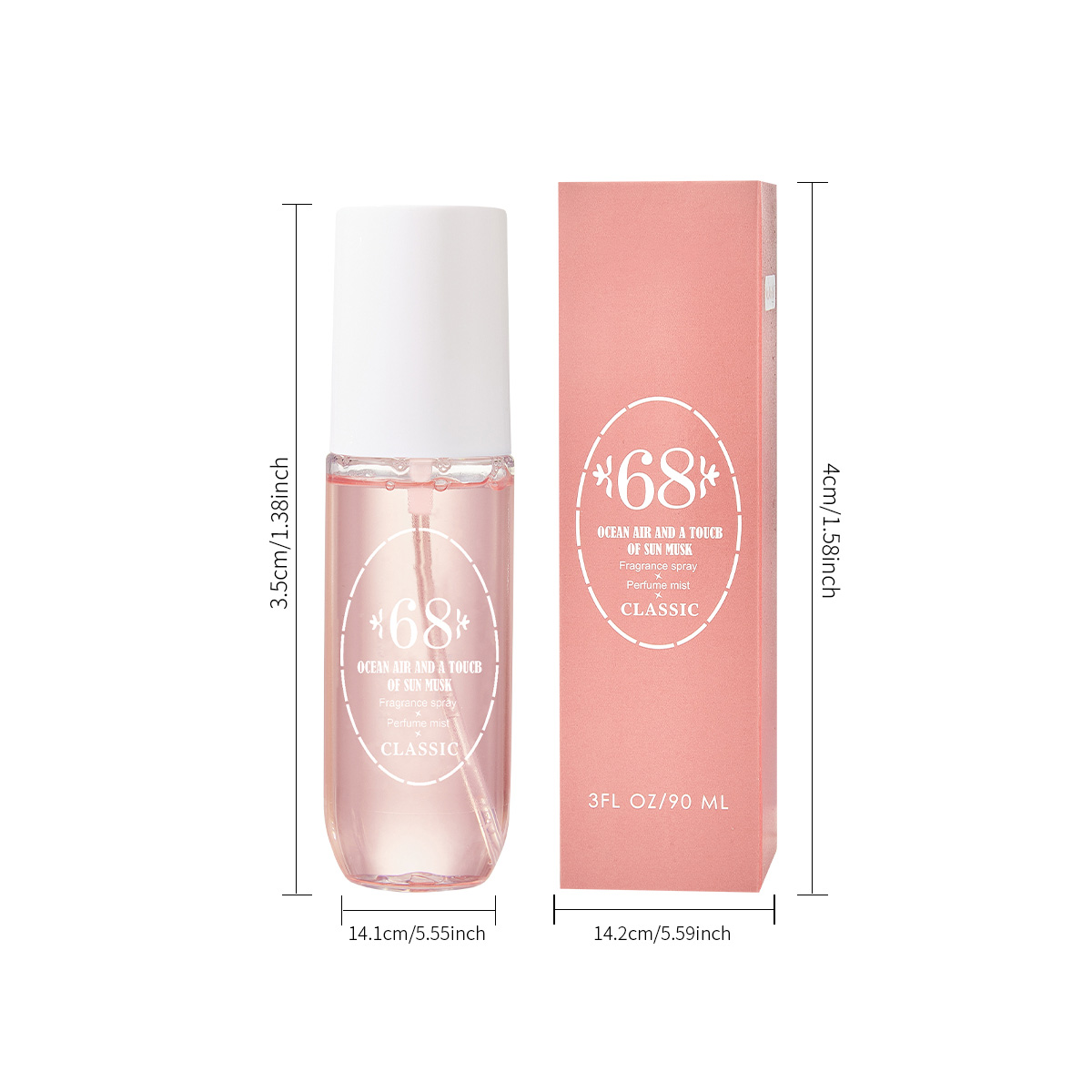 Parfum Mist Body Spray 5 Aroma - Vanilla Perfume Oil ulasan dan harga
