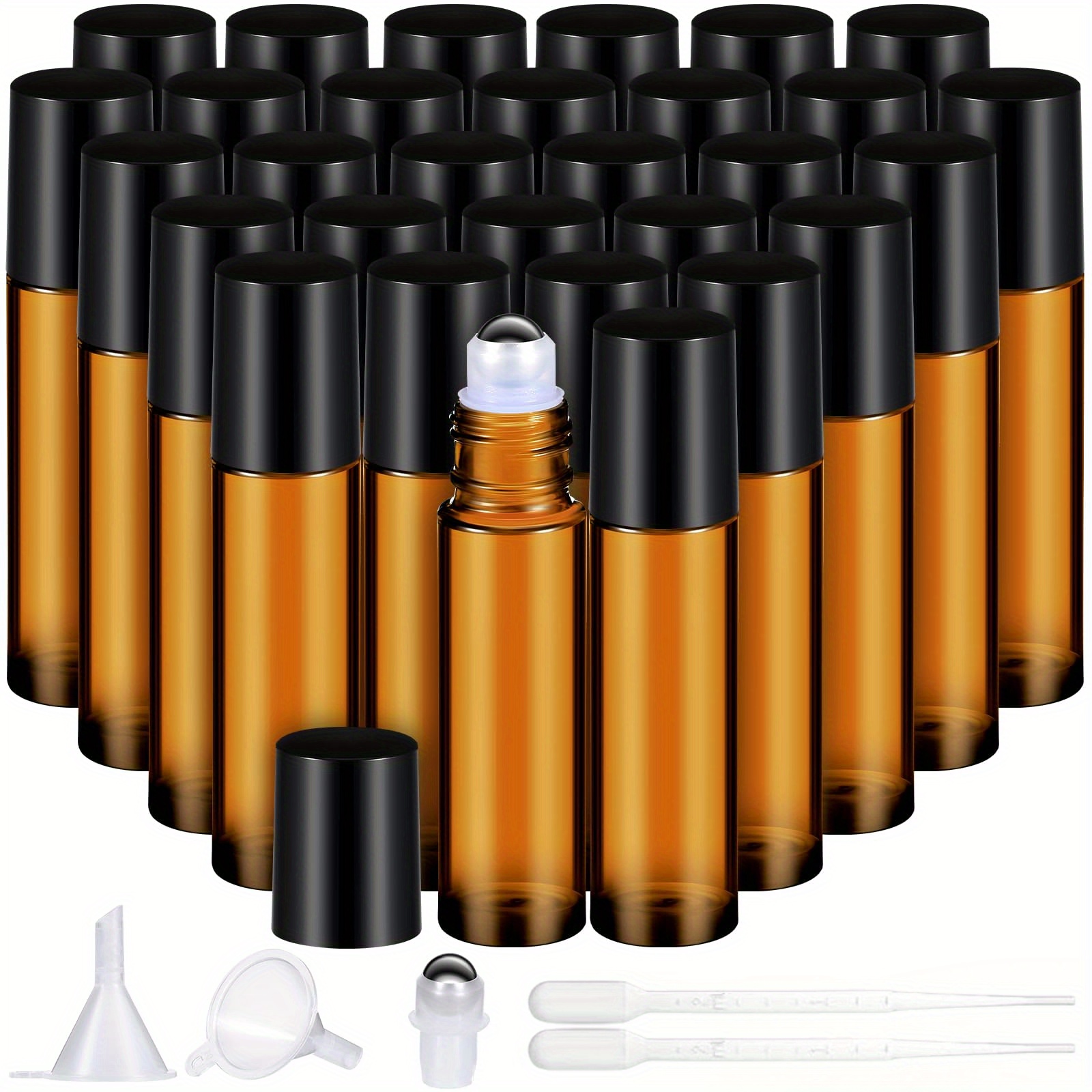 8/30 Buah Botol Roll On Kaca 1 - Attar Oil Roll On ulasan dan harga