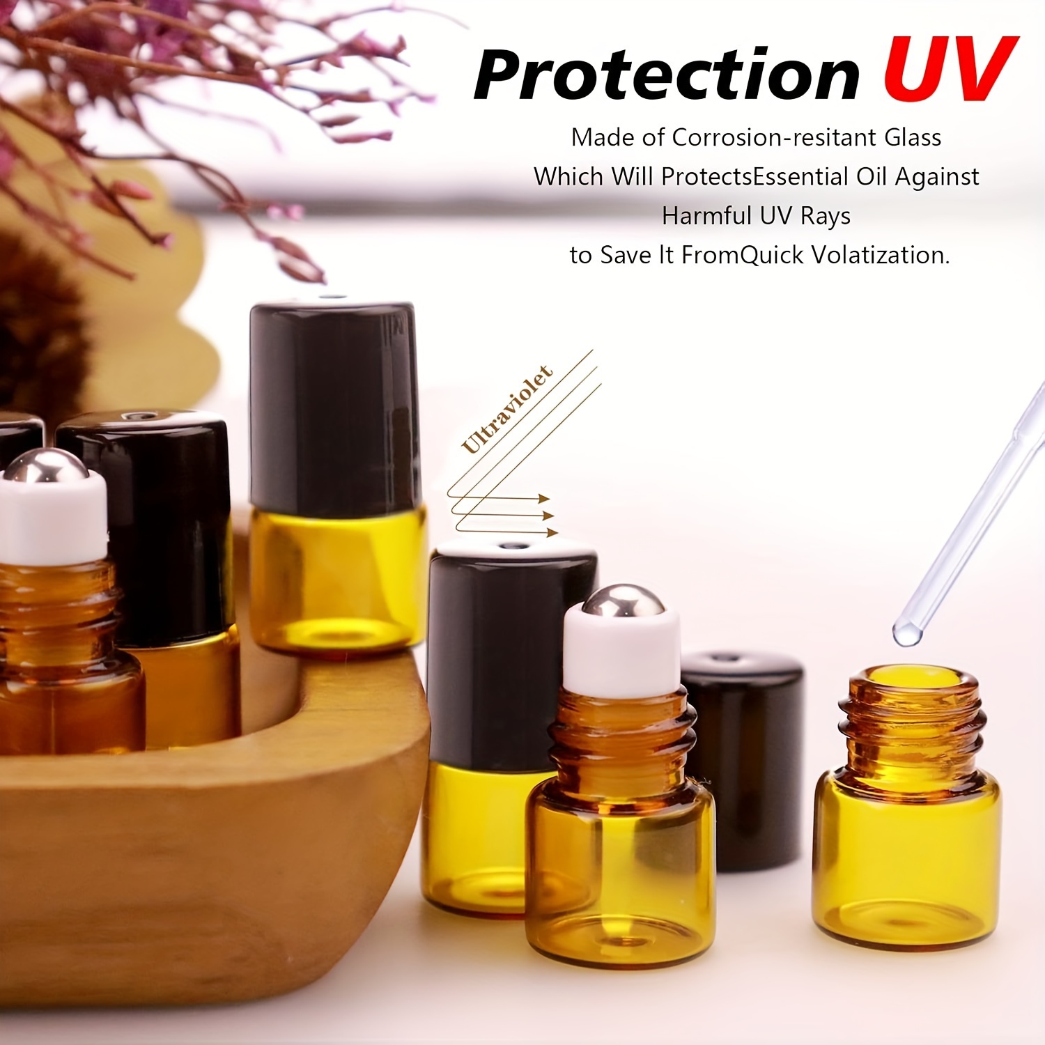 Set 60 Buah, Botol Roll-On Amb - Attar Oil Roll On ulasan dan harga