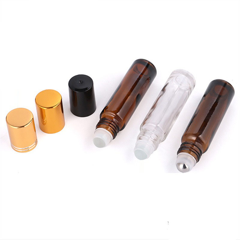 5 Buah Botol Kaca Amber Kosong - Attar Oil Roll On ulasan dan harga