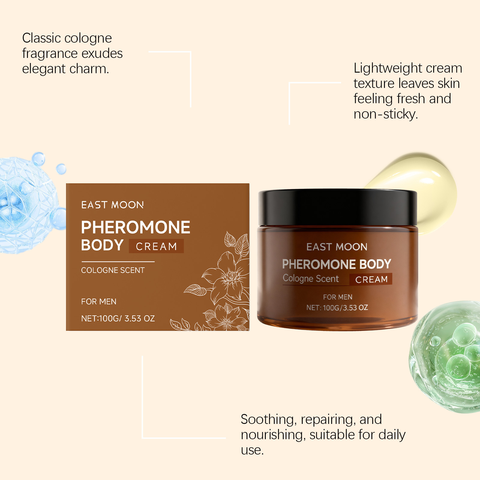 Lotion Pelembab Pria East Moon - Perfume Fragrance One ulasan dan harga